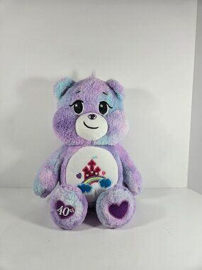 Care Bears 40th Anniversary Care-a-Lot Bear 16" Plush Amazon Exclusive‎ No Bag
